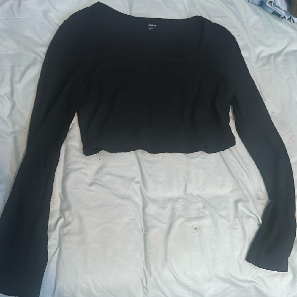 Black Crop Top